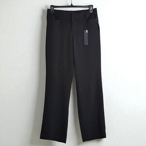 Nine West Career Pants Casual Black Flat Front Corpcore 10/30